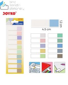 Contoh Joyko Index & Memo IM-61 (Plastic) Sticky Note Pesan Tempel merek Joyko
