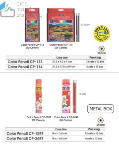 Gambar Joyko Color Pencil CP-114 (Jumbo lead) Pensil Gambar Warna merek Joyko