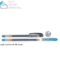 Jual Pulpen gel Joyko Gel Pen GP-189 Oval (Black,Blue) termurah harga grosir Jakarta