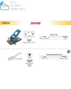 Gambar Pembolong Kertas Ketebalan Lebih Banyak Joyko H.D Punch P-95  (Heavy Duty) merek Joyko