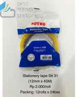 Foto Joyko Stationery Tape STT-31 (12mm x 45M) Selotip Kecil Plastik merek Joyko